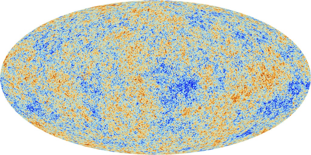 The cosmic microwave background or (CMB) is a map of the oldest radiation in the universe as it appears across the sky. Image Credit: Planck/ESA