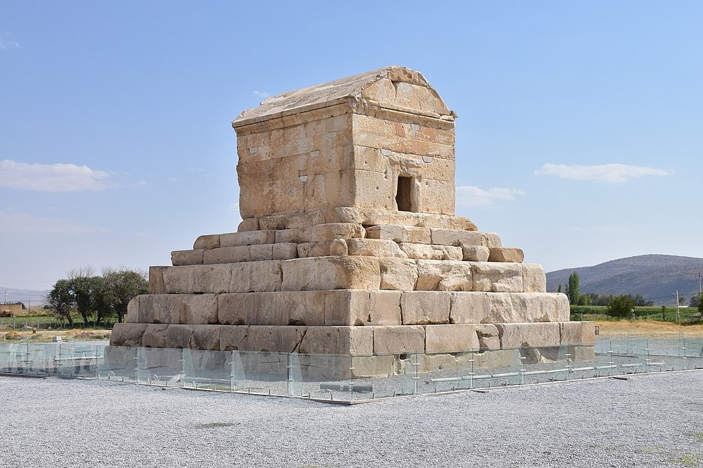 The Tomb of Cyrus the Great, who established the First Persian Empire around 700 B.C.